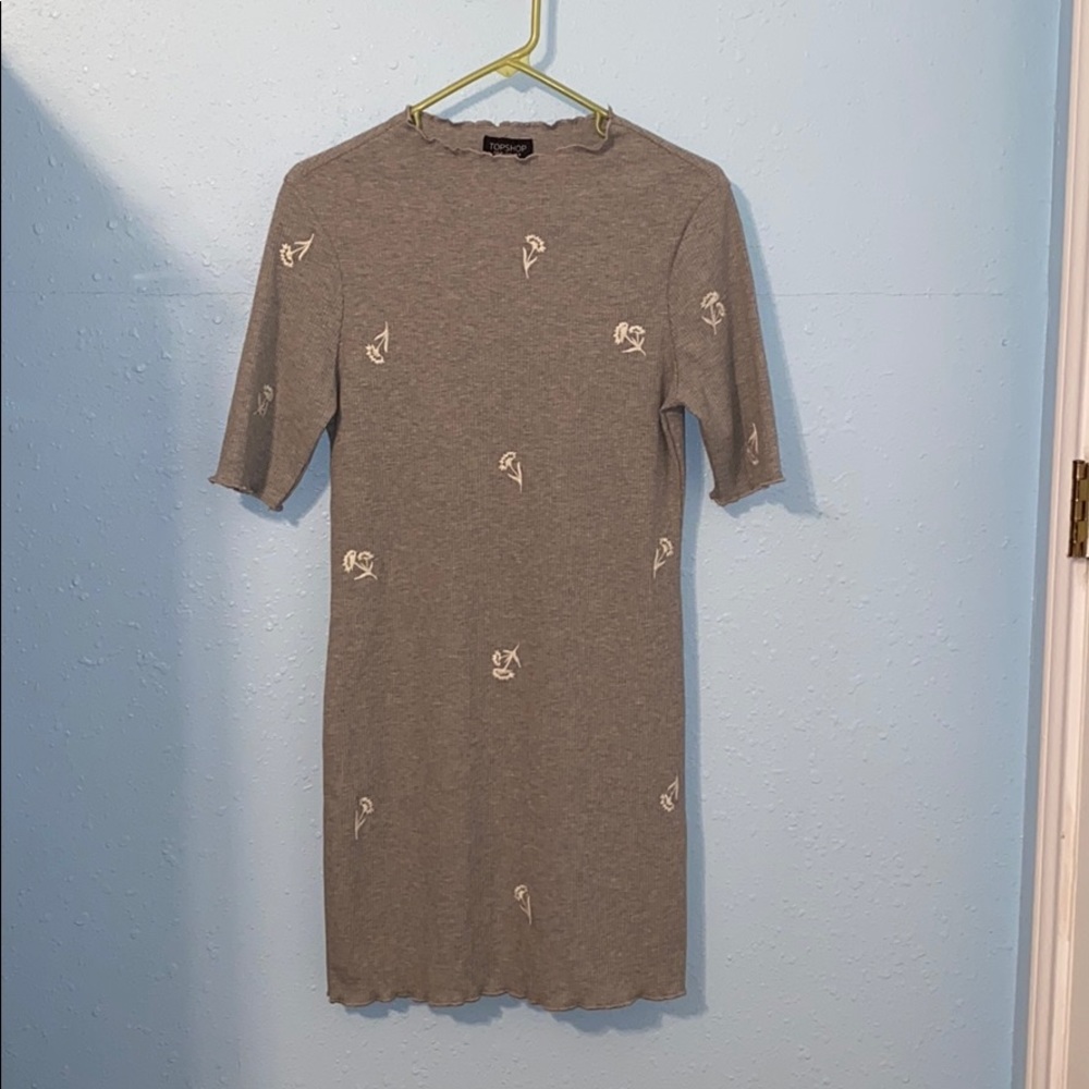 body con top shop dress